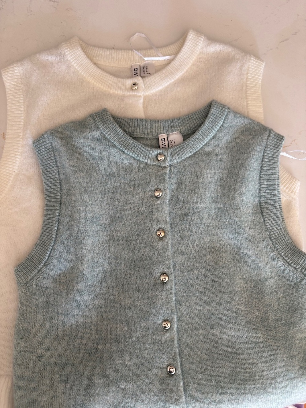 H&M Light Torquoise Sleeveless Sweater